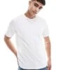 Jack & Jones Mercerised T-shirt In White For Men