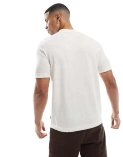 Jack & Jones Knitted Button Through Polo In Cream For Men Cloud Dancer -Men Style Shop 207428055 2