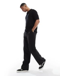 Jack & Jones Knitted Button Through Polo In Black For Men -Men Style Shop 207428172 2