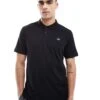 Jack & Jones Polo Shirt With Embroidered Logo In Black For Men