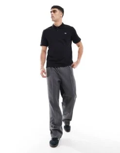 Jack & Jones Polo Shirt With Embroidered Logo In Black For Men -Men Style Shop 207428362 4