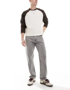 Jack & Jones Chris Straight Jeans In Grey Wash For Men Grey Sq061 -Men Style Shop 207500272 1 greysq061 1