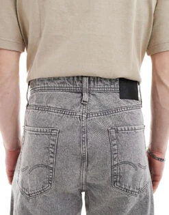 Jack & Jones Alex Baggy Jeans Grey Wash For Men Grey Sq061 -Men Style Shop 207500276 4