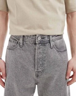Jack & Jones Alex Baggy Jeans Grey Wash For Men Grey Sq061 -Men Style Shop 207500276 5
