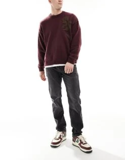 Jack & Jones Mike Tapered Jeans In Dark Grey Wash For Men Grey Sq270 -Men Style Shop 207500347 1 greysq270 1