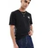 Jack & Jones Chest Print T-shirt In Black For Men