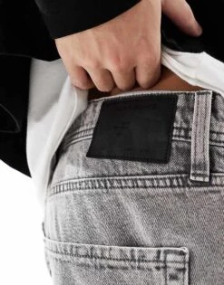 Jack & Jones Eddie Baggy Jeans In Grey Wash For Men Grey Sq061 -Men Style Shop 207500733 3