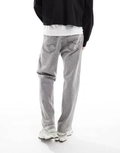 Jack & Jones Eddie Baggy Jeans In Grey Wash For Men Grey Sq061 -Men Style Shop 207500733 5