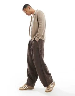 Jack & Jones Zip Cardigan With Collar In Beige For Men Greige Melange -Men Style Shop 207532380 3