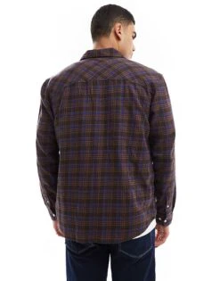 Jack & Jones Check Shirt In Red And Navy For Men Chocolate Torte -Men Style Shop 207551294 3