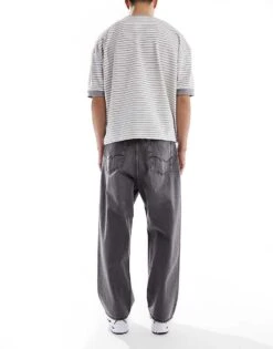 Jack & Jones Ron Skater Fit Jeans In Grey For Men Grey Denim -Men Style Shop 207602370 3