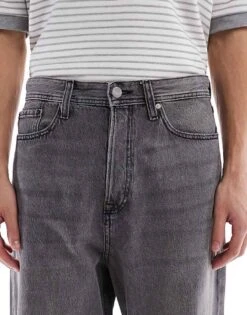 Jack & Jones Ron Skater Fit Jeans In Grey For Men Grey Denim -Men Style Shop 207602370 5