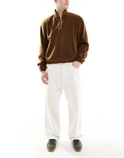 Jack & Jones Ron Skater Fit Jeans In Ecru For Men