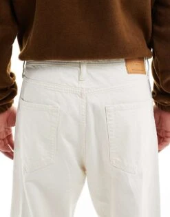 Jack & Jones Ron Skater Fit Jeans In Ecru For Men -Men Style Shop 207602851 4