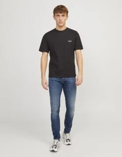 Jack & Jones Slim Fit Jeans In Blue Denim For Men