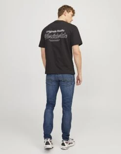 Jack & Jones Slim Fit Jeans In Blue Denim For Men -Men Style Shop 207649936 3