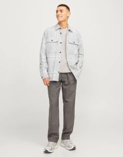 Jack & Jones Raymond Check In Grey For Men -Men Style Shop 207656612 2