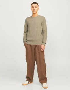 Jack & Jones Perfect Knit In Light Grey For Men -Men Style Shop 207656635 3