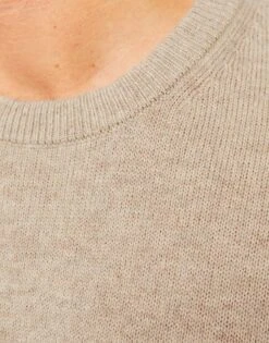 Jack & Jones Lambswool Knit In Light Grey For Men -Men Style Shop 207656653 3