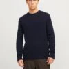 Jack & Jones Lambswool Knit In Dark Blue For Men -Men Style Shop 207656665 1 darkblue