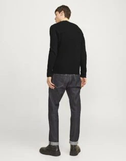 Jack & Jones Perfect Knit In Black For Men -Men Style Shop 207656671 3