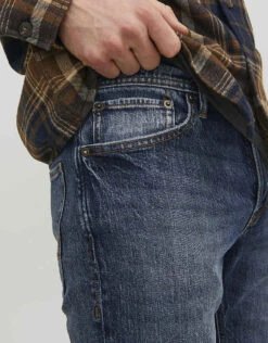 Jack & Jones Comfort Fit Jeans In Blue Denim For Men -Men Style Shop 207675181 4