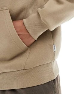 Jack & Jones Oversized Hoodie In Beige For Men Coriander -Men Style Shop 207764779 3