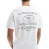 Jack & Jones Oversized T-shirt With Back Print In White For Men Bright White