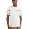 Jack & Jones Oversized T-shirt With Chest Stripe Logo In White For Men Bright White