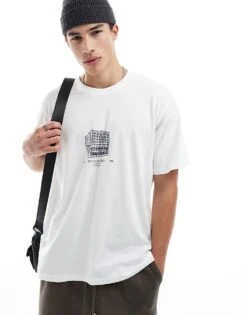 Jack & Jones Oversized T-shirt With Chest Print In White For Men Bright White -Men Style Shop 207767176 1 brightwhite 1