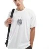 Jack & Jones Oversized T-shirt With Chest Print In White For Men Bright White -Men Style Shop 207767176 1 brightwhite