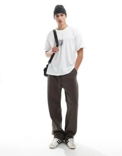 Jack & Jones Oversized T-shirt With Chest Print In White For Men Bright White -Men Style Shop 207767176 2