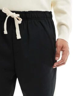 Jack & Jones Karl Fit Loose Fit Sweat Pants With Side Stripe In Black For Men -Men Style Shop 207767587 4