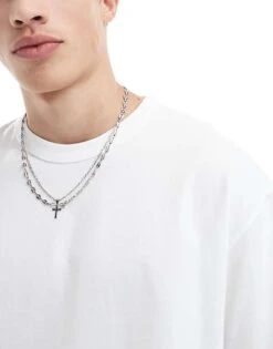 Jack & Jones Boxy Heavyweight T-shirt In White For Men Antique White -Men Style Shop 207767826 4