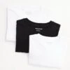 Jack & Jones Oversize T-shirt 3 Pack In White & Black For Men -Men Style Shop 207808356 1 whiteblack