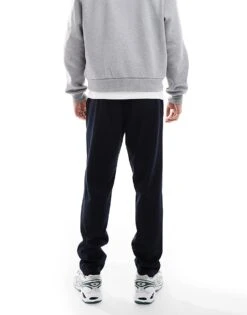 Jack & Jones Tapered Drawstring Smart Trouser In Navy For Men Navy Blazer -Men Style Shop 207848792 5