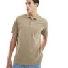 Jack & Jones Logo Polo Shirt In Beige For Men Coriander