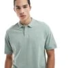 Jack & Jones Logo Polo Shirt In Light Green For Men Iceberg Green