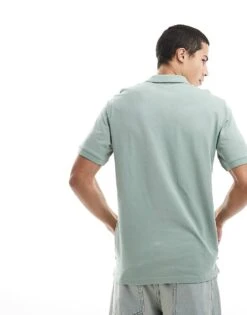 Jack & Jones Logo Polo Shirt In Light Green For Men Iceberg Green -Men Style Shop 208085634 3