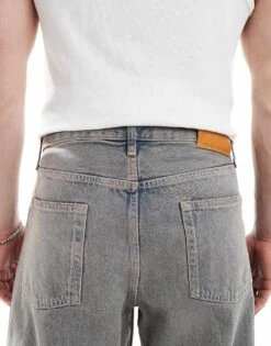 Jack & Jones Dave Wide Fit Jeans In Blue Vintage Wash For Men Blue Denim -Men Style Shop 208180838 4